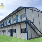 Prefabricated furnished houses for temporary portable container student housing in thailand