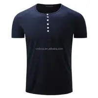 New Half Open Collar T Shirt