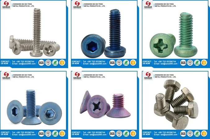 Self Tapping Taper Swivel Pad Cone Head Point Set Screws For Bags