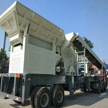 low price small impact crusher hard rock mobile crushing plant for sale