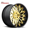 Quality Assurance Black And Gold 20 Inch Aluminium Alloy Wheels 5x127