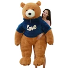 Dressed giant bear custom plush doll plush toy handmade stuffed plush toy