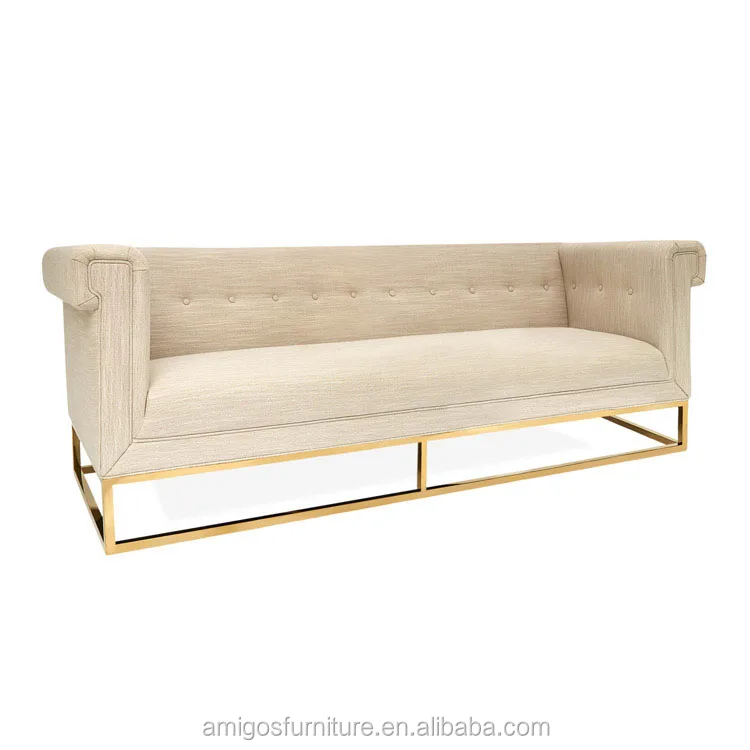 Vernon Curved Navy Velvet Gold steel legs Club sofa (3).jpg