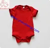 New Fashion/ Pretty/ Soft Solid Color Baby Short Sleeve Rompers, Plain Baby Cotton Romper