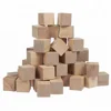 Natural Solid Small Wooden Craft Cubes with Customized and Color