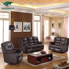 Modern french fancy fabric 3 seater recliner sofa, home furniture sofa living room modern