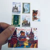 double side magnetic custom printed tourist souvenir fridge magnet