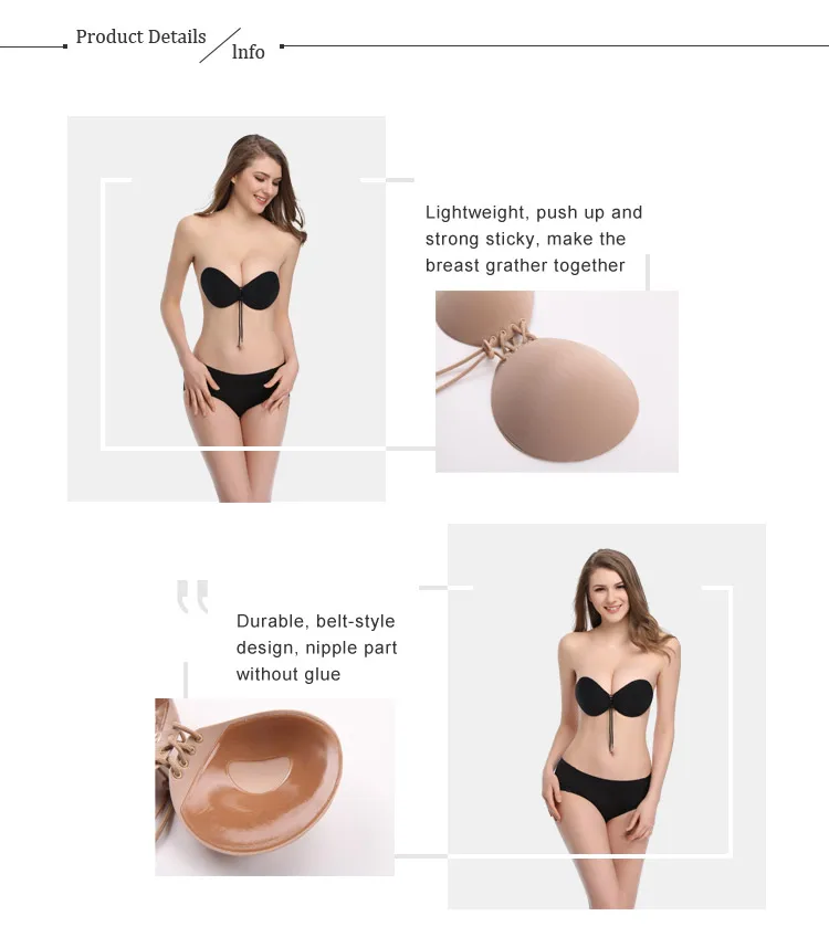 cupless strapless bra