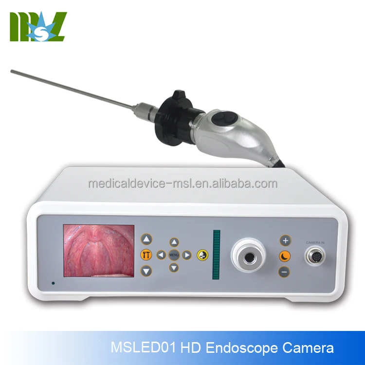 Full HD Endoscope Camera with LED Cold Light Source, Rigid Coupler, Fiber Cable