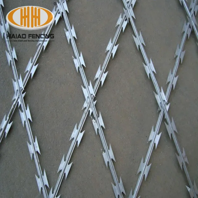 barbed wire barrier