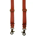 Leather Suspenders Designer Suspenders Custom Adjustable Y-shaped Mens Leather Suspenders With Metal Hook Clips