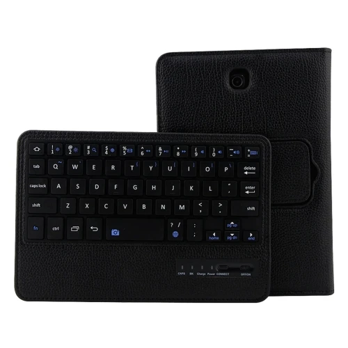 2 in 1 Detachable BT Keyboard Cross Texture Leather Case with Holder for Galaxy Tab S2 8.0 / T715
