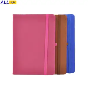 new journal gift pu leather notebook elastic band with high