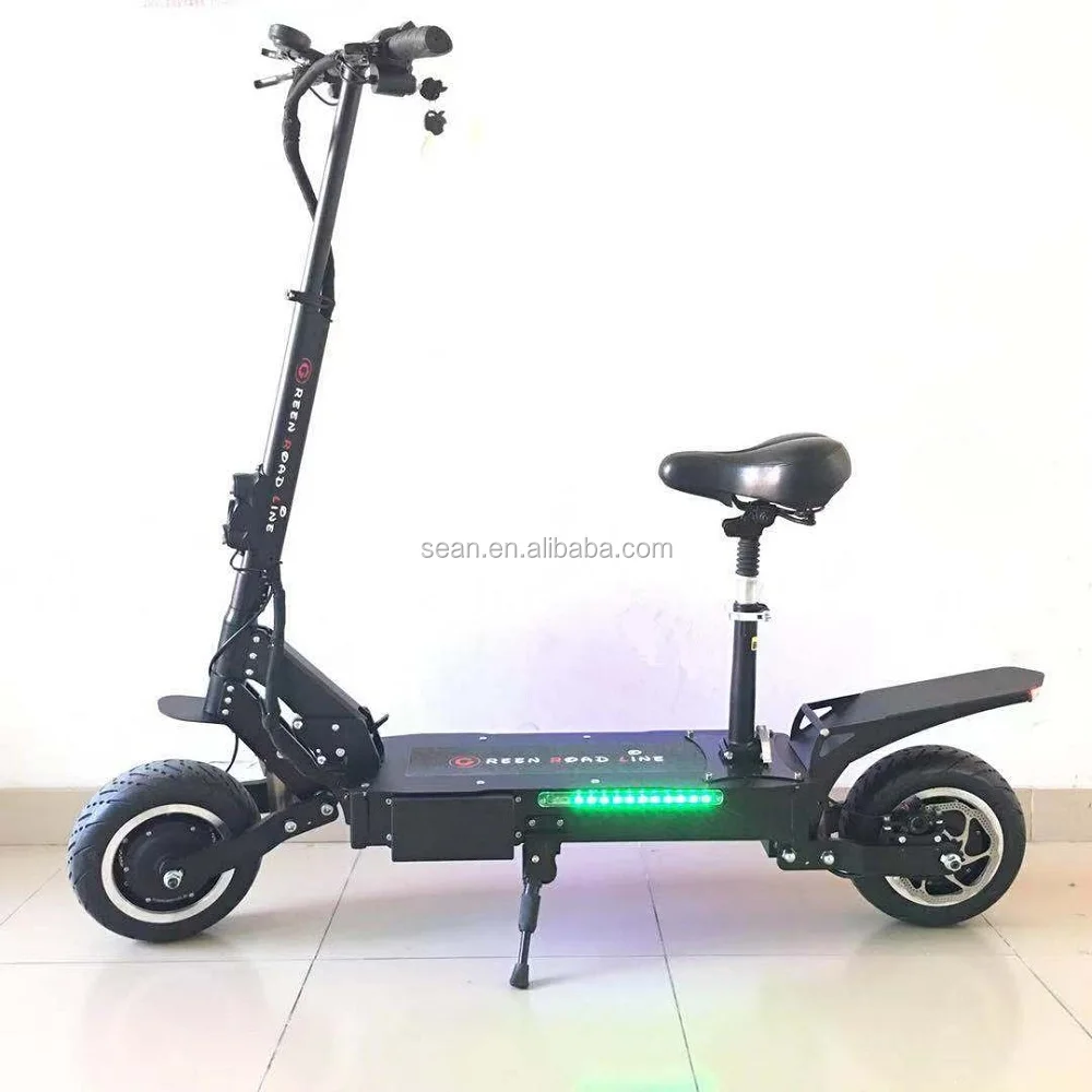 70km/h fast 60V 5600W 11 inch foldable skateboard dual motor electric scooter, Black
70km/h fast 60V 5600W 11 inch foldable skateboard dual motor electric scooter, Black
