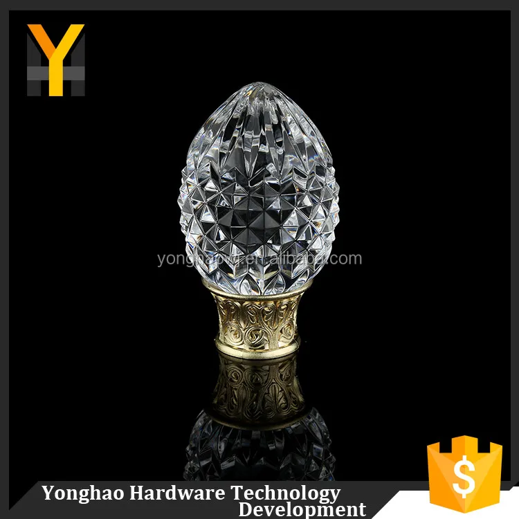 Latest Arrival High End Cheap Finials Adjustable Crystal Curtain