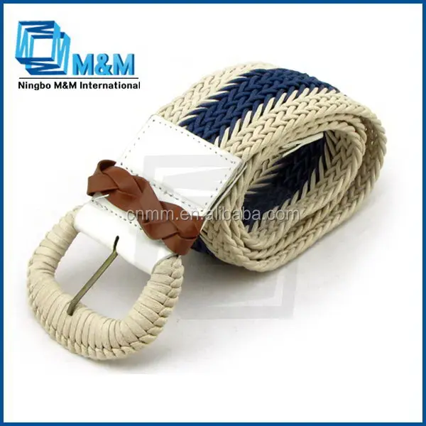 Fashion Leather Braided Belt For Women Leather Chastity Belt