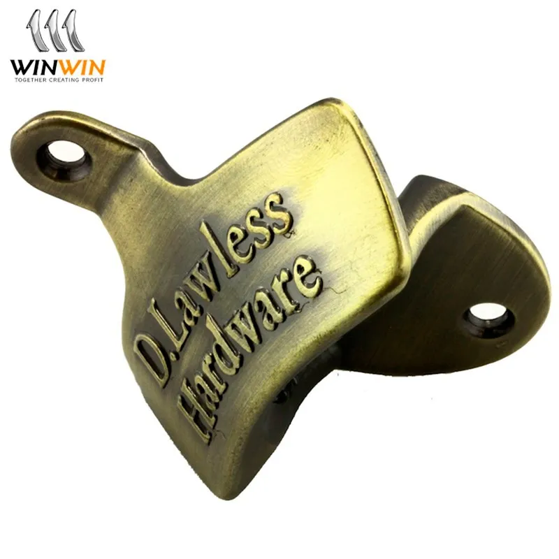 custom metal wall mount bar bottle opener