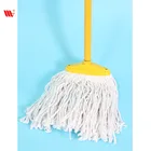 Durable Weijie Cleaning Pure Cotton Floor Mop with Stick