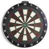 Top class 18 inch (45.7cm) official soft tip safety plastic dartboard with 6 soft-tip darts and 6 replacement tips