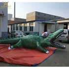 Custom giant inflatable crocodile shaped balloon,inflatable alligator for advertising