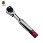 1/4" Mini Torque Ratchet Wrench 85mm/100mm Socket Wrenches Repair Tool For Vehicle Bicycle Bike