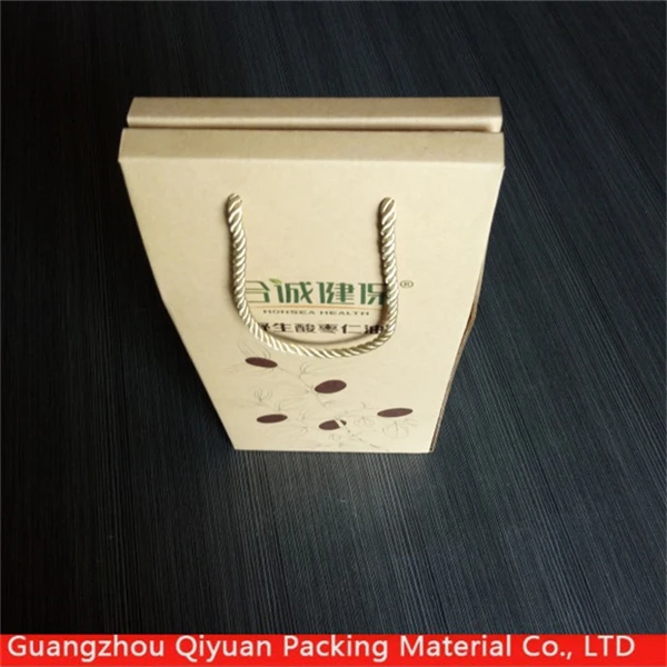features creative kraft paper bag/bottled gift box packaging