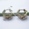 Beadsnice Earing Brass brass led magnetic earing 6X16mm With 15X16mm Leverback Open Loop sold by PC