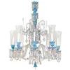 new design like blue cup baccarat chandelier pendant lamp