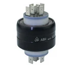 8 Poles Mercury Slip Rings Transmitting Signal And Power Mercury Contact Max. 200RPM Speed In Resistors Cutting Machine