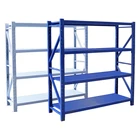 Certificate heavy duty metal storage rack mobile racking detachable adjustable warehouse storage holder shelf rack