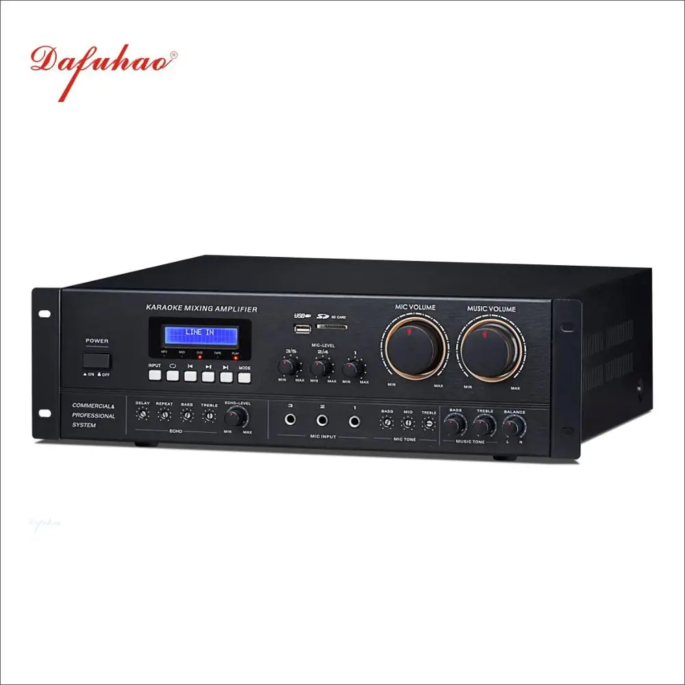 best professional digital amplifier stereo echo mixing power home amplifier, Black
best professional digital amplifier stereo echo mixing power home amplifier, Black
