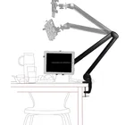Table Industrial Tablet Stand, Table Swing Holder, Swivel Table Tablet Mount