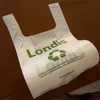biodegradable printed t-shirt bag on roll