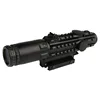 ANS 1-4X20EG air rifle scope Yellow Illuminated 5 level controls 20MM Mount with Double Rails for tactical hunting