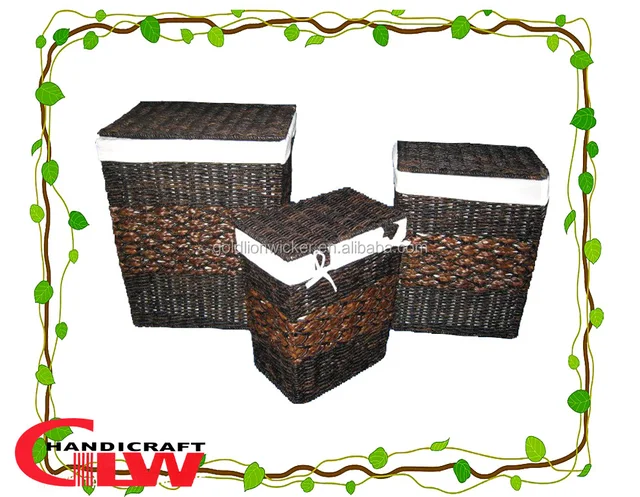 baskets empty,hamper baskets wholesale,set of 3 maize hampers