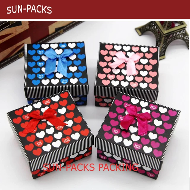 jewelry packaging paper gift box, custom favors gift box wed