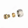 Multilayer brass hydraulic hose fitting compression screw adaptor Wholesale Brass compression pex pipe fittings