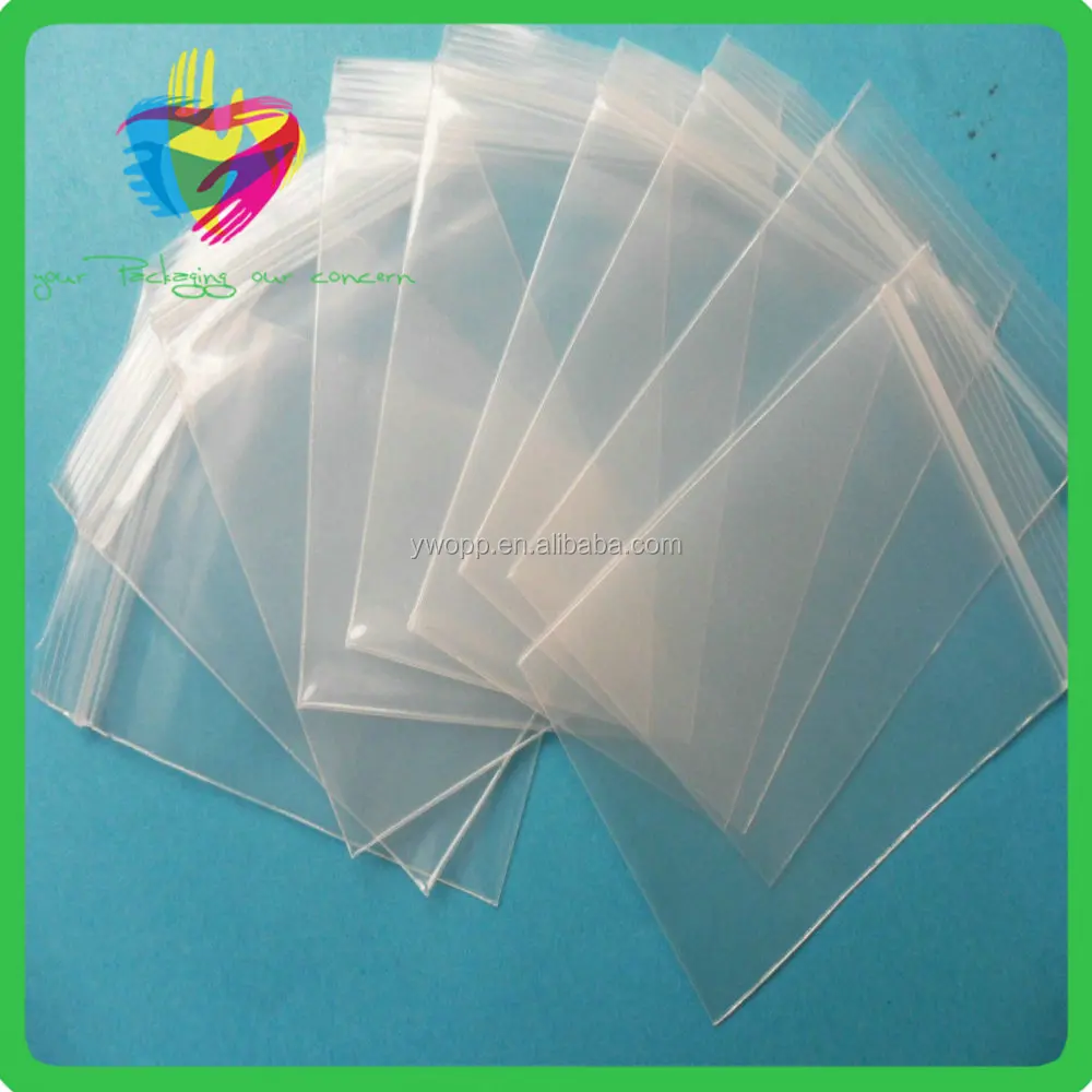 Custom Plastic Packaging Bag With Ziplock Sterile Ziplock Bags Zipper