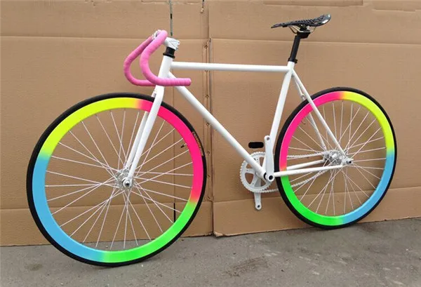 rainbow spokes mtb
