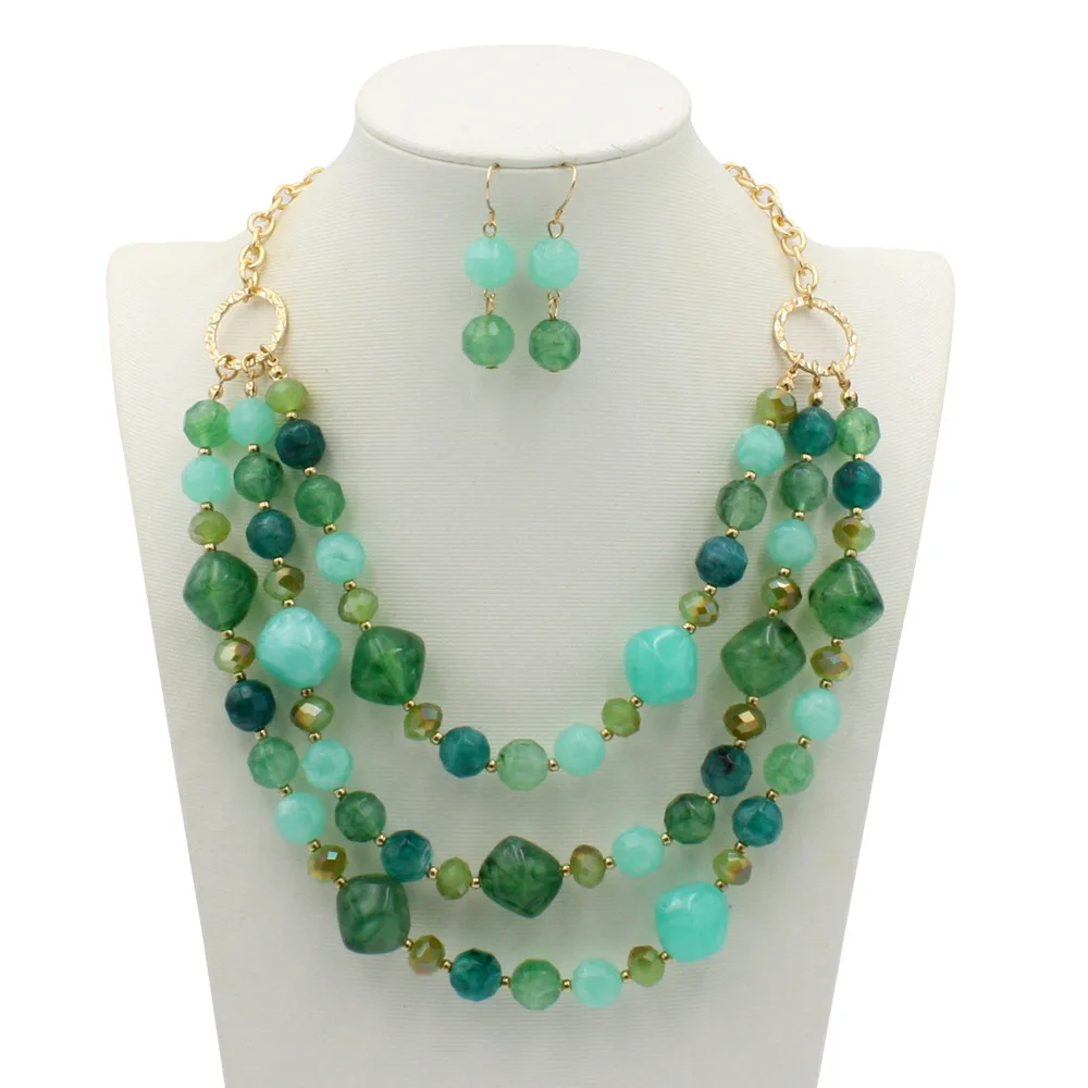 TC8280 Fashion beads necklace and earrings set Fashion beads jewelry set many colors wholesale, As photo
TC8280 Fashion beads necklace and earrings set Fashion beads jewelry set many colors wholesale, As photo