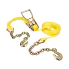 Polyester webbing lashing strap nylon ratchet tie down bag