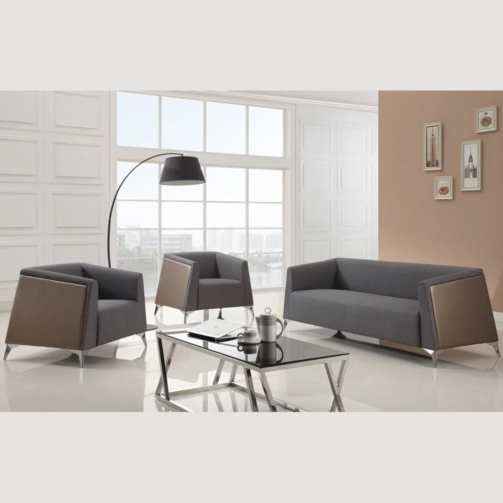 Italian Sofa Factory Direct Simple Design With Stainless Steel Italian Sofa Factory Direct Simple Design With Stainless Steel Set Product On