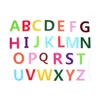 Assorted Colors Felt Alphabet Letters for DIY Craft Kids' Toys Christmas Birthday Party Decoration