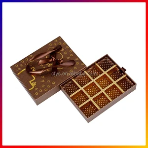 luxury cardboard drawer paper gift packaging chocolate box with