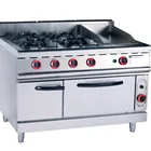 HGR-998 4-Burner Gas Range & Griddle & Oven price for sale