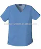 female royal blue nursing uniforms scrub suits manufacture/medical scrub top designs/nurse printed scrub suits for sale