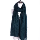 artifical wool shawls printed shawl knitted scarf