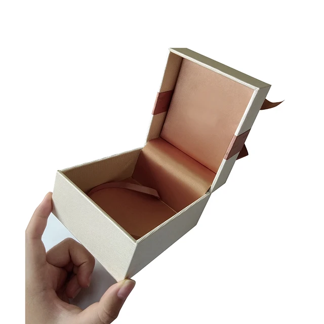 luxury oem gold cardboard watch packaging gift box foam insert