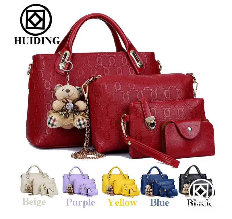 4 in 1 Set Bear Bag Cheap Designer Lady Bags Handbag
4 in 1 Set Bear Bag Cheap Designer Lady Bags Handbag