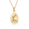 Gold chain cubic zirconia star charm choker, statement necklace, women jewellery
